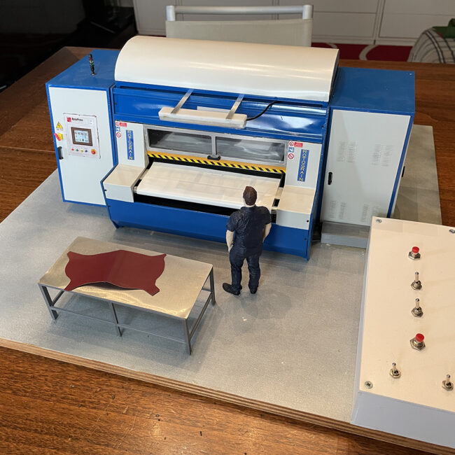 Miniatura rotopress conceria