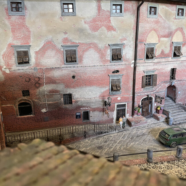 Diorama del borgo di san miniato