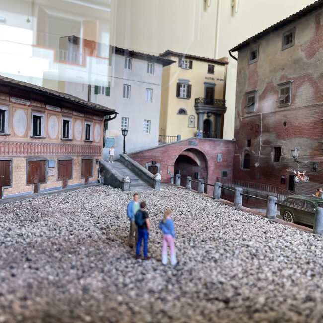 Diorama piazza della repubblica san Miniato